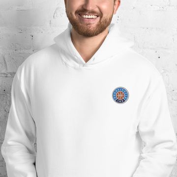 Deane & Hoyle Basic Hoodie (2021 Logo-Embroidery) - white colorway